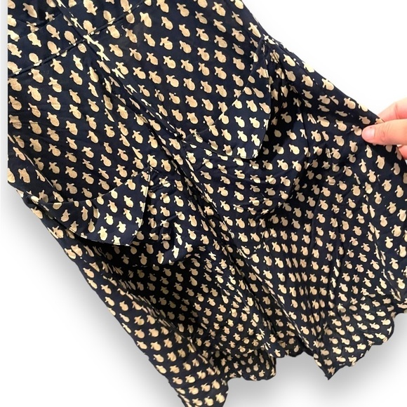 Reformation tan and navy jumper dress | Size XS - Picture 4 of 5